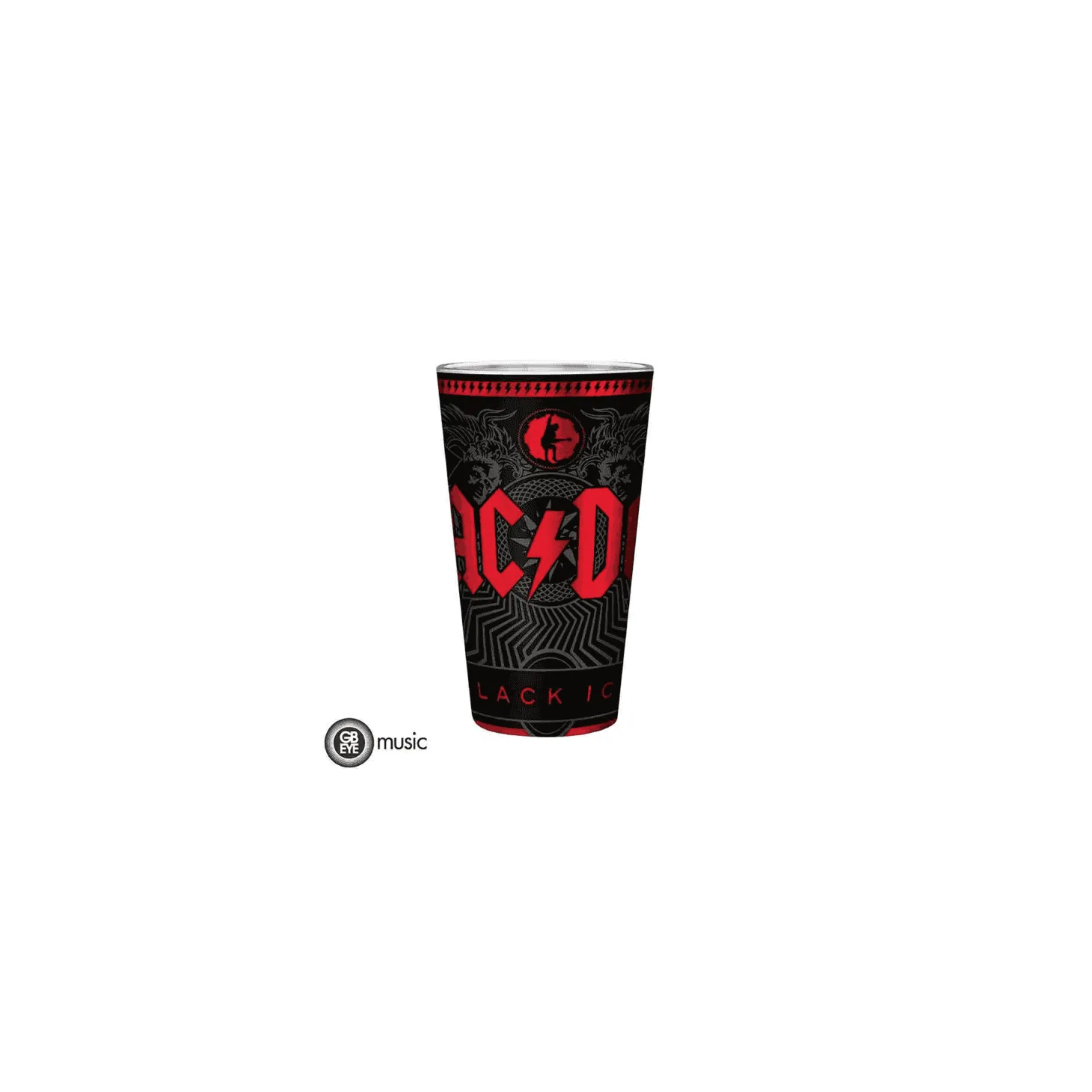 AC/DC - Vaso grande - 400ml - Black Ice