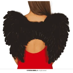 Alas Plumas Negras Complemento Disfraz