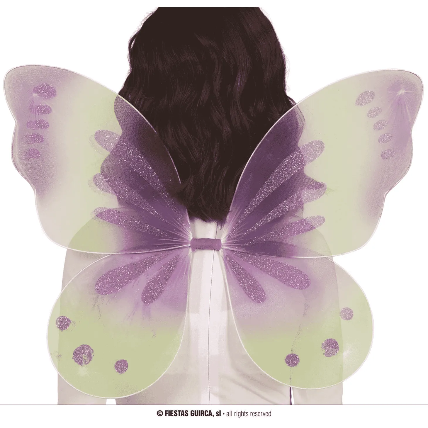 Alas Verdes/Lilas 40X30 Cms.