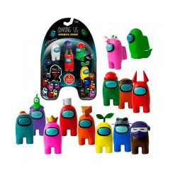 Among Us Pack 5 Figuras Con Accesorios