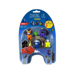 Among Us Serie 2 Pack 5 En Blister Diferentes Modelos