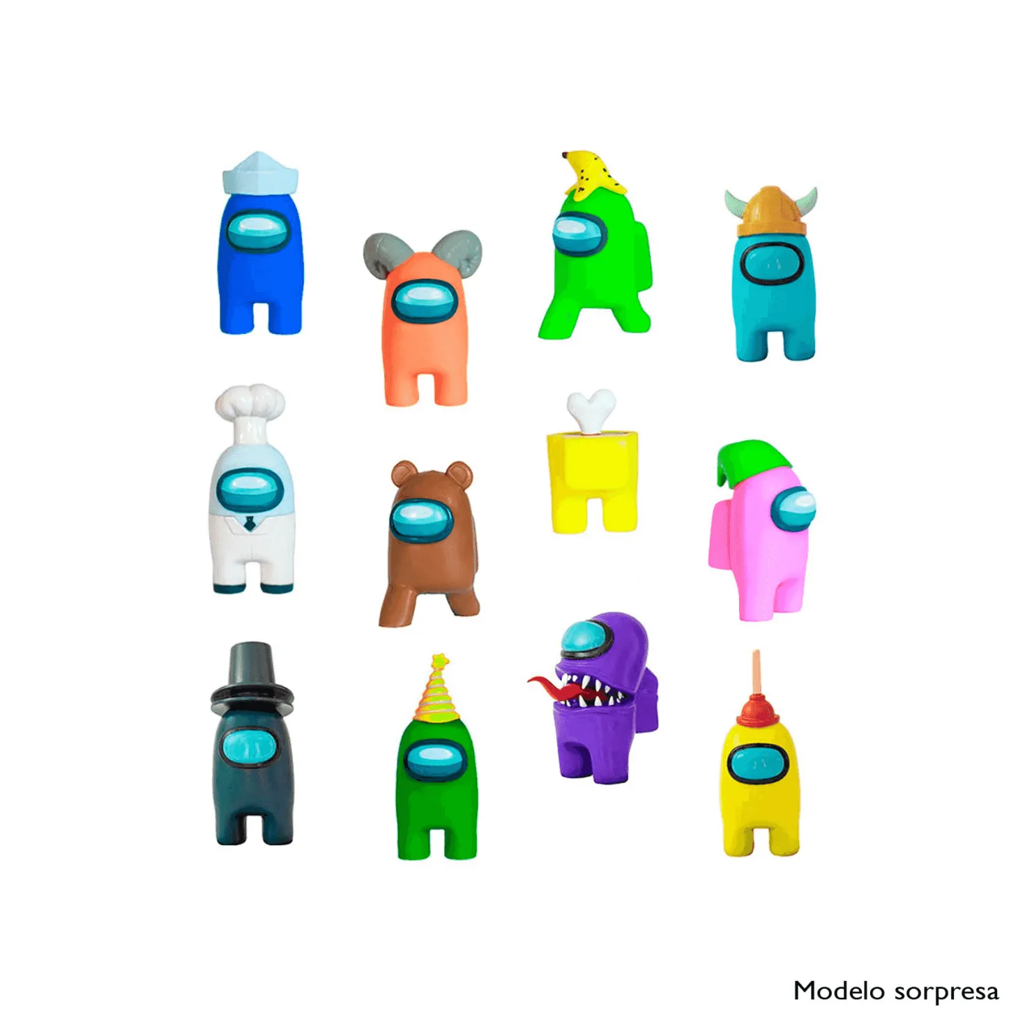 Among Us Serie 2 Pack de 1 en Blister Diferentes Modelos