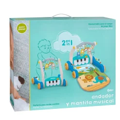 Andador Y Mantita Musical 2 en 1