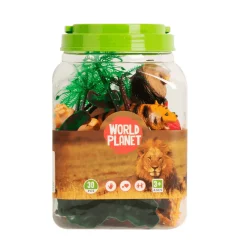 Animales de la Selva Bote 30 Pcs