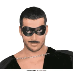 Antifaz Pierrot Negro Complemento Disfraz