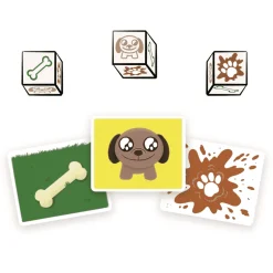 Apestosillo Juego de mesa familiar con dados y cartas