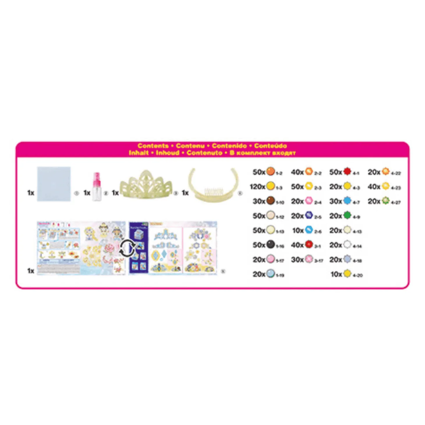 Aquabeads Set Tiara Princesas Disney