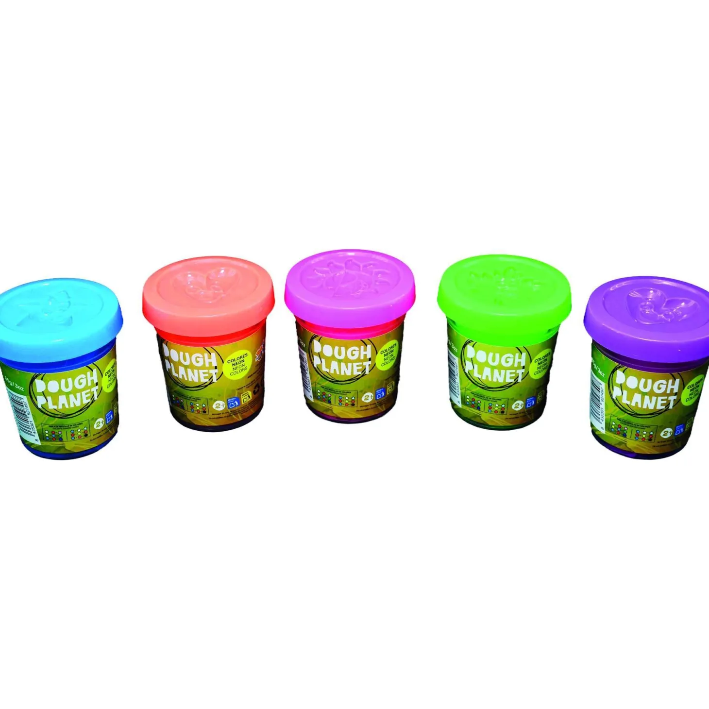 Art Planet Bote Plastilina 85g Colores Neon