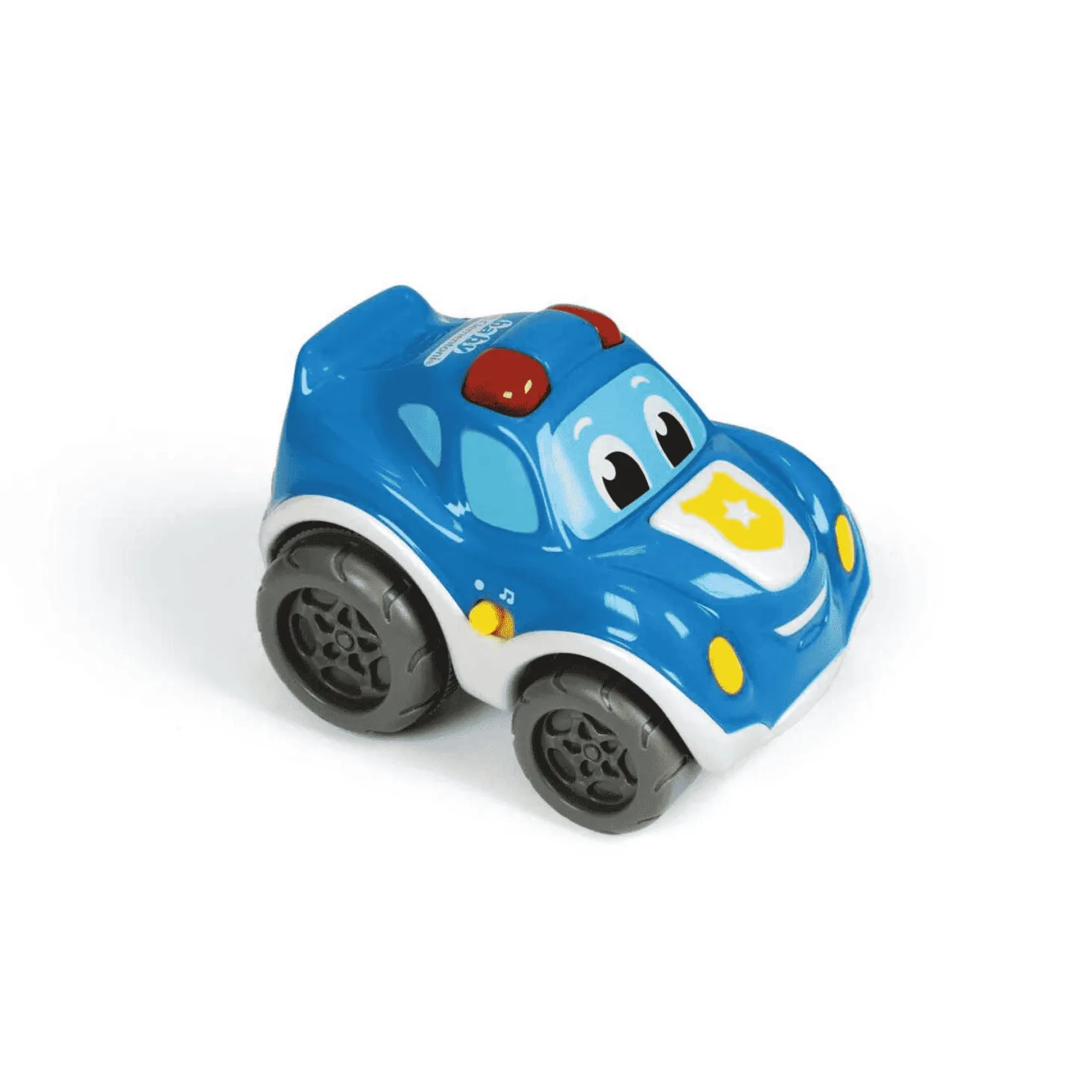 Baby Clementoni Coche Policía Retrofricción con Luces y Sonidos