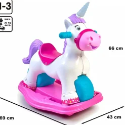 Baby Unicorn 2 en 1 – Correpasillos con Sonidos y Balancín