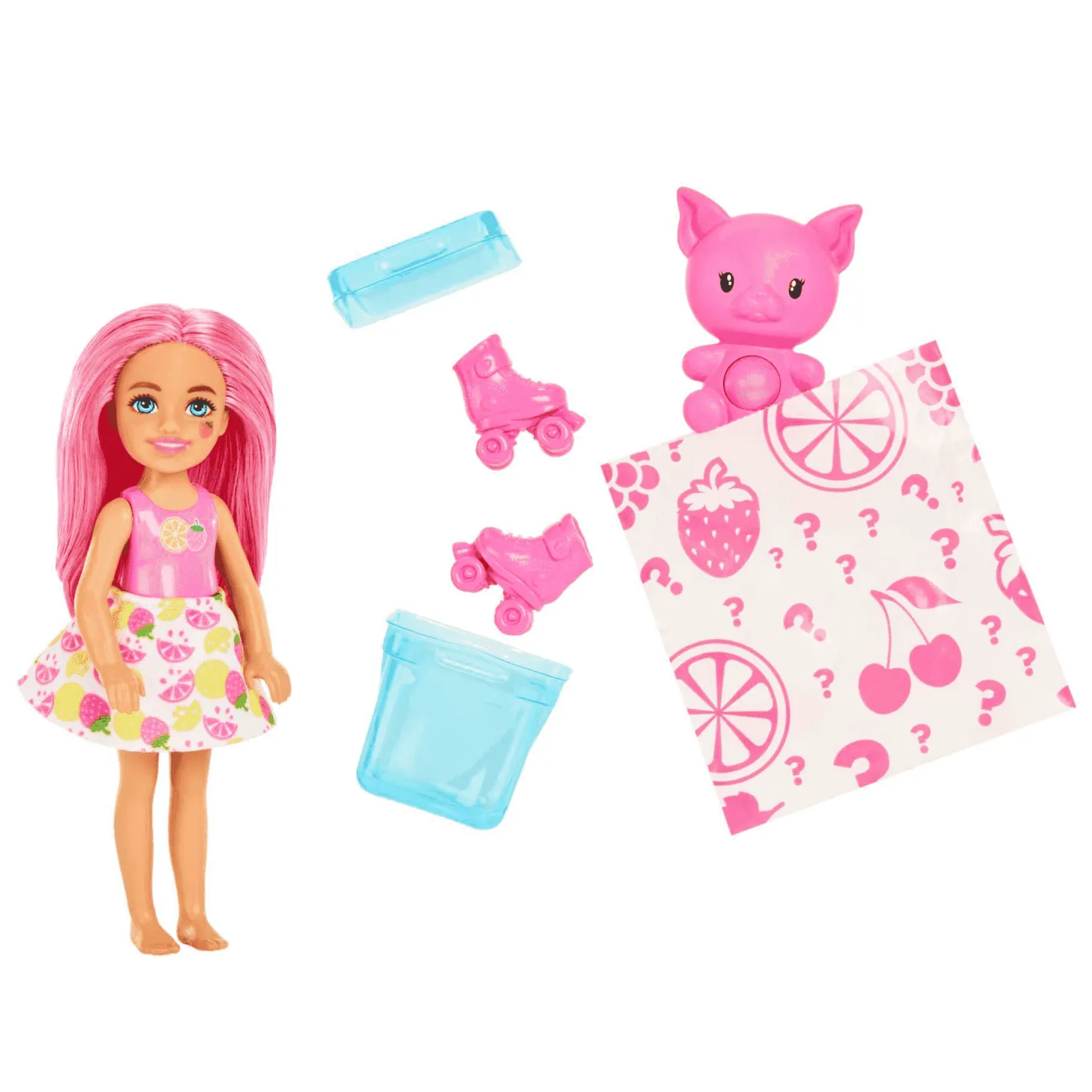 Barbie Chelsea Pop Reveal Serie Frutas Brick