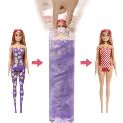 Barbie Color Reveal Frutas Muñeca revela colores con agua 3 años