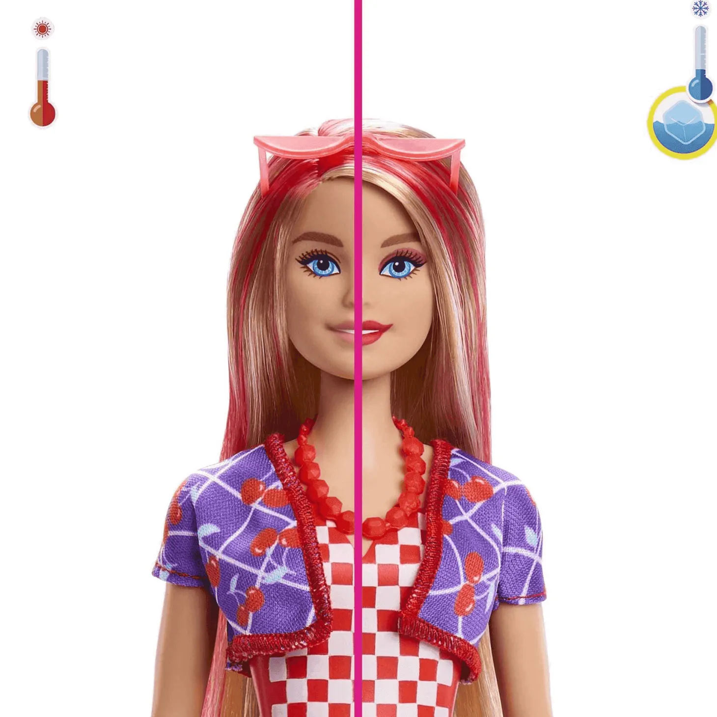 Barbie Color Reveal Frutas Muñeca revela colores con agua 3 años