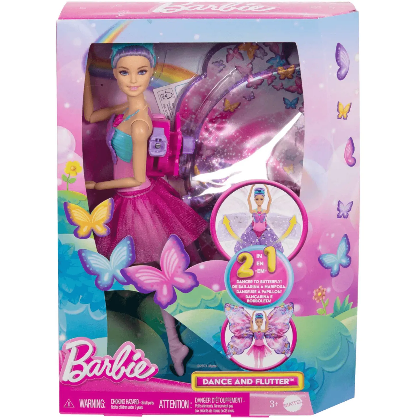 Barbie Dreamtopia Muñeca Mariposa Bailarina