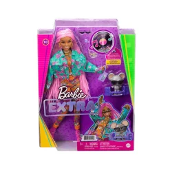Barbie Extra Muñeca Trenzas Rosas