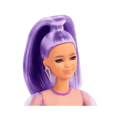 Barbie Fashionista Muñeca Morada Monocromática