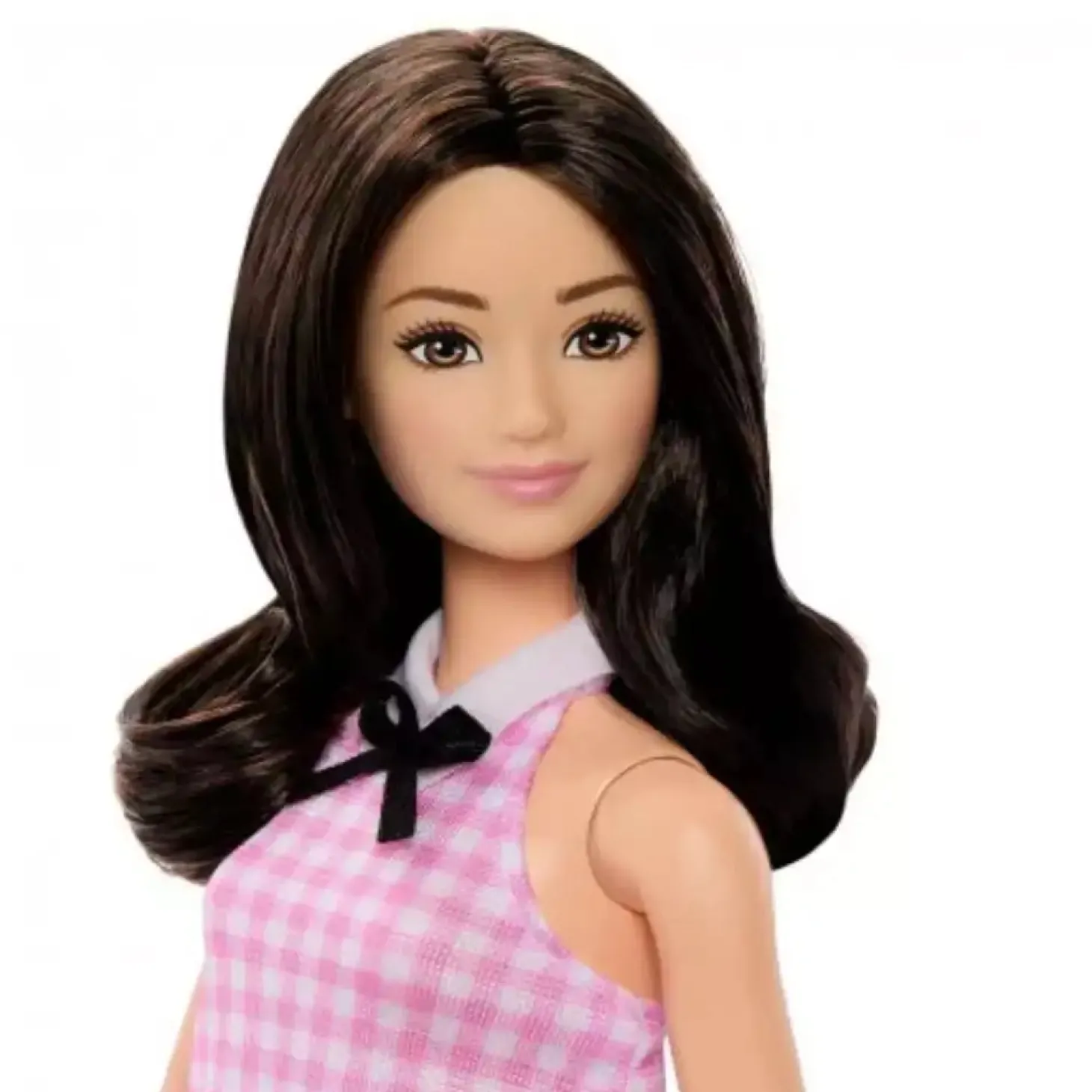 Barbie Fashionistas “Quick Curl” – Vichy rosa 65 Aniv.