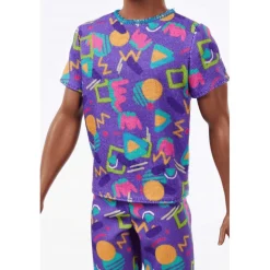 Barbie Ken Fashionista Muñeco con Pelo Afro y Estampados Geométricos