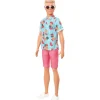 Barbie Ken Fashionista Rubio Pelo Corto Conjunto Tropical