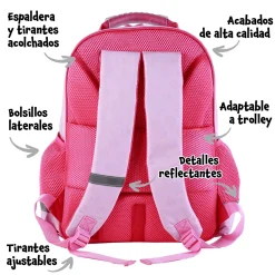 Barbie Mochila Doble Adaptable 41.5CM: ¡La Compañera Perfecta para el Regreso a Clases!