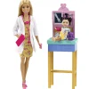 Barbie Muñeca Pediatra con bebé y accesorios 3 años