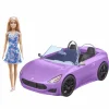 Barbie y su Descapotable Muñeca con Coche de juguete 3 años