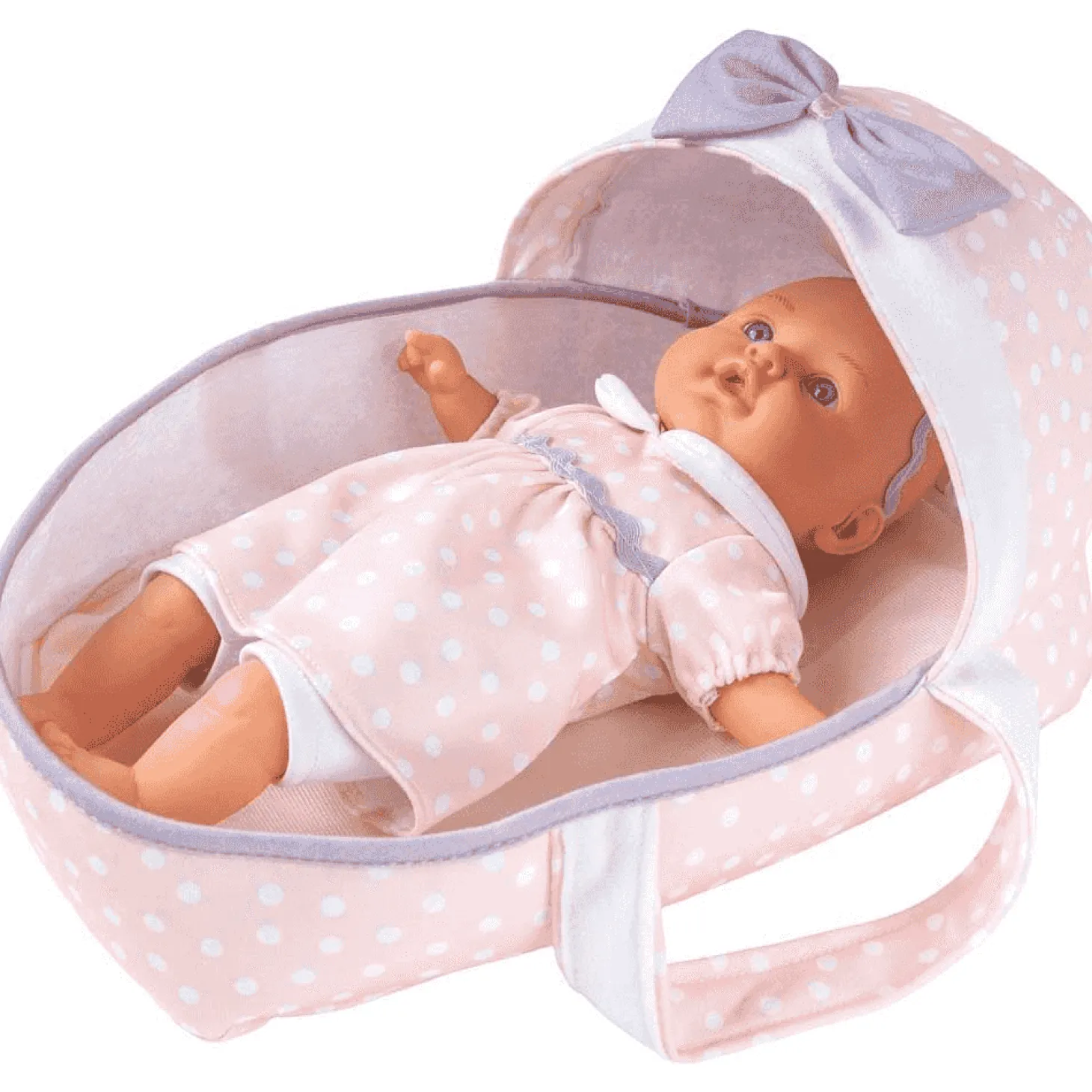 Bebito Sueñito PequeBB con camita acolchada de 31 cm (2+)