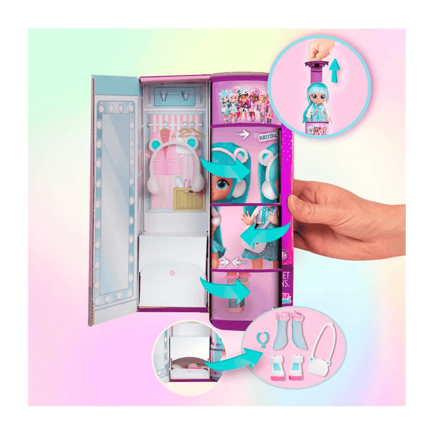 Bebés Llorones Best Friends Forever Muñeca Kristal Serie 1