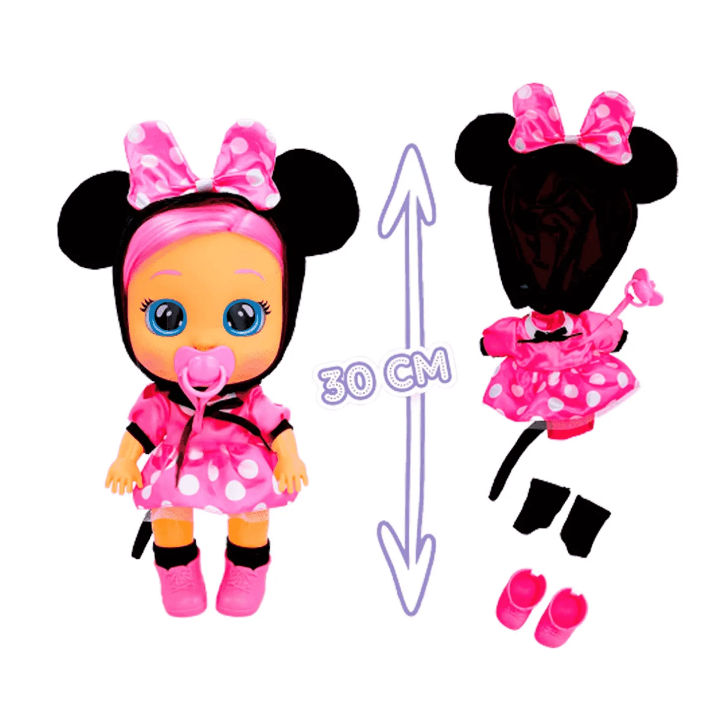 Bebés Llorones Dressy Muñeca Minnie