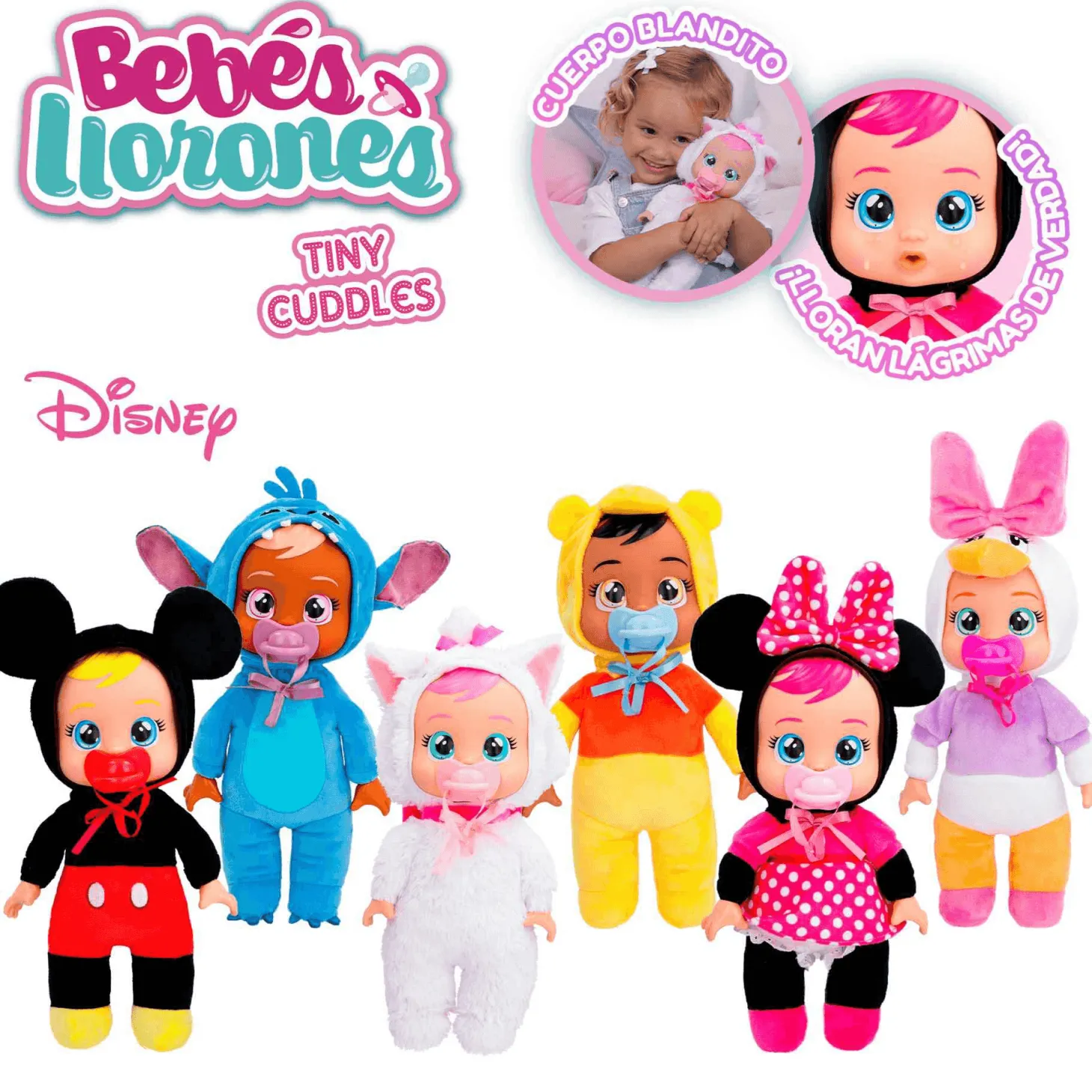 Bebés Llorones Tiny Marie Disney