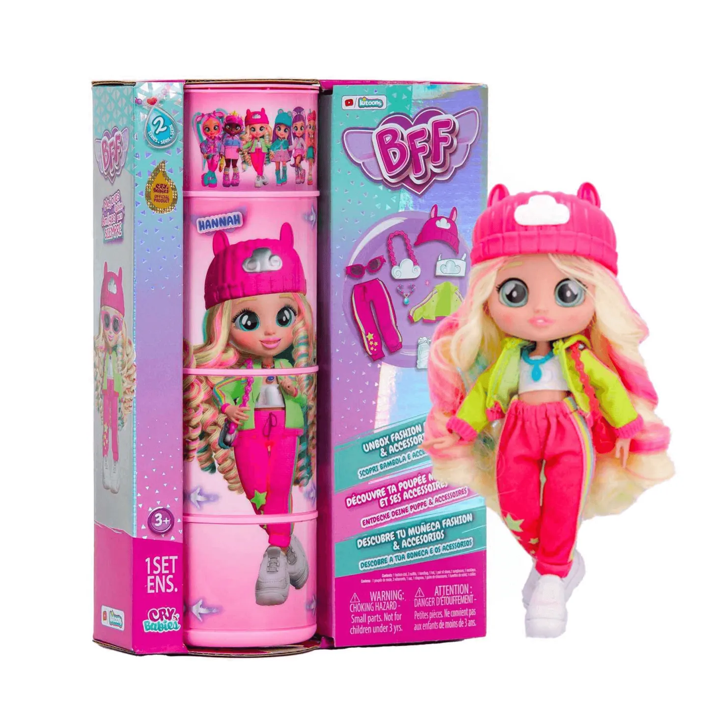 BFF Bebés Llorones Hannah Muñeca IMC