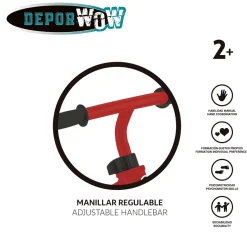 Bici roja sin pedales Toy Planet