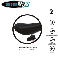 Bici rosa sin pedales Toy Planet