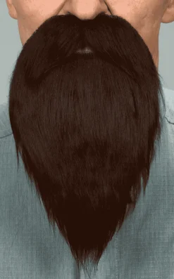 Bigote y barba para disfraz