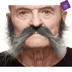 Bigote y patillas para disfraz