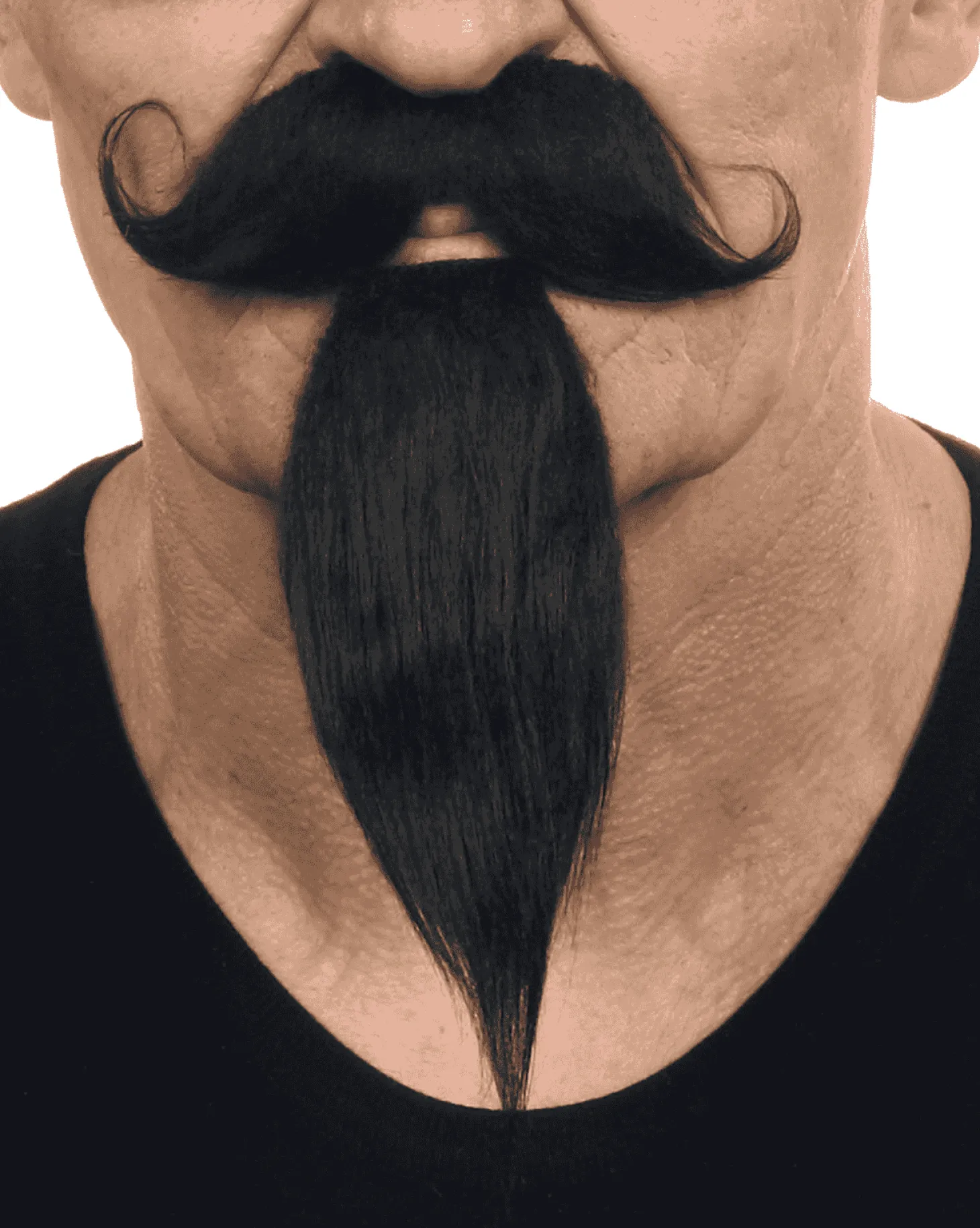 Bigote y perilla para disfraz