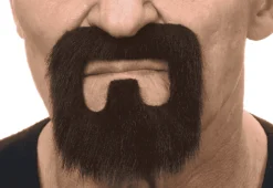 Bigote y perilla para disfraz