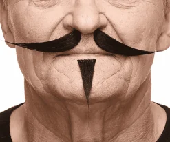 Bigote y perilla para disfraz