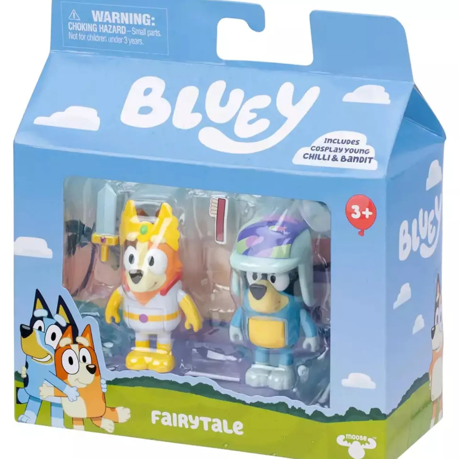 Bluey Cuento de Hadas - Pack 2 Figuras Sorpresa