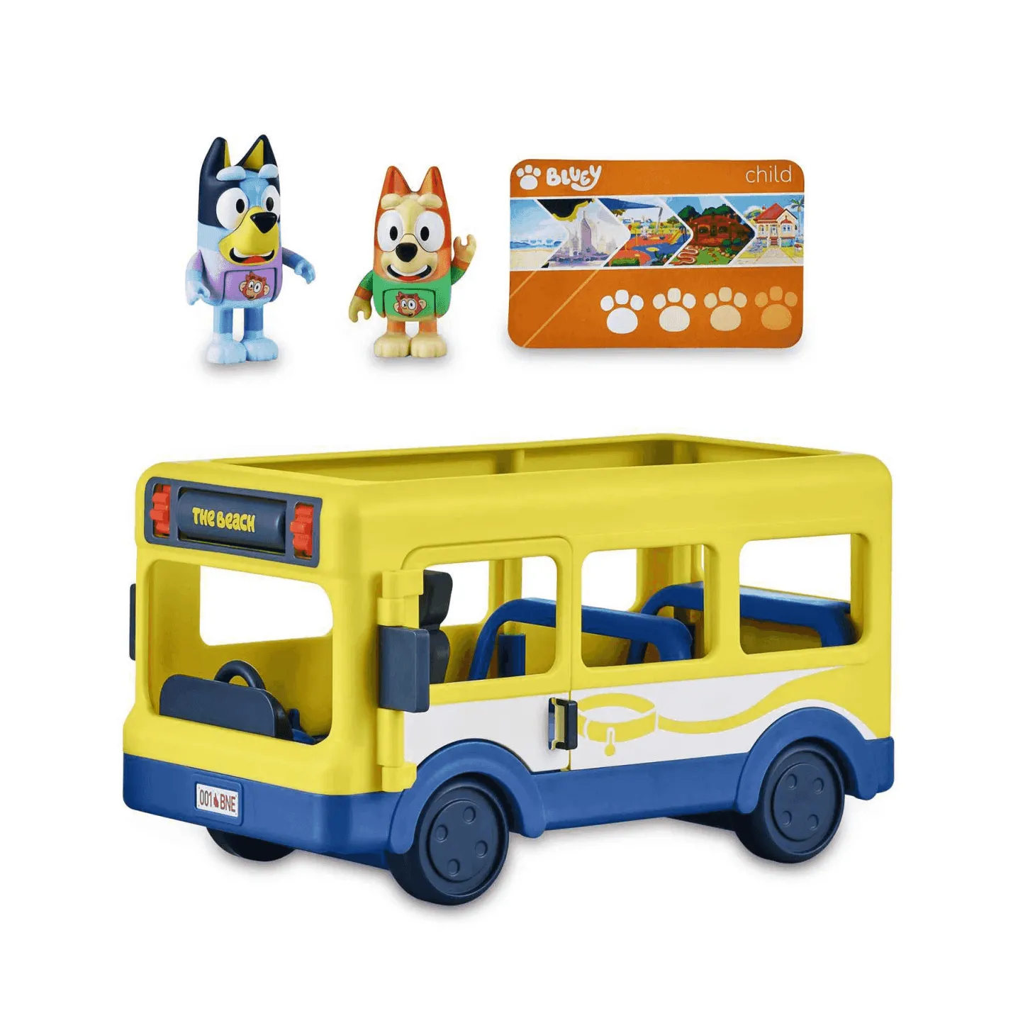 Bluey School Bus Autobús Escolar