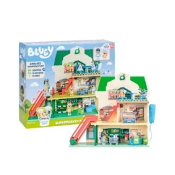 Bluey Supermarket Playset – Juego Supermercado 3 Niveles