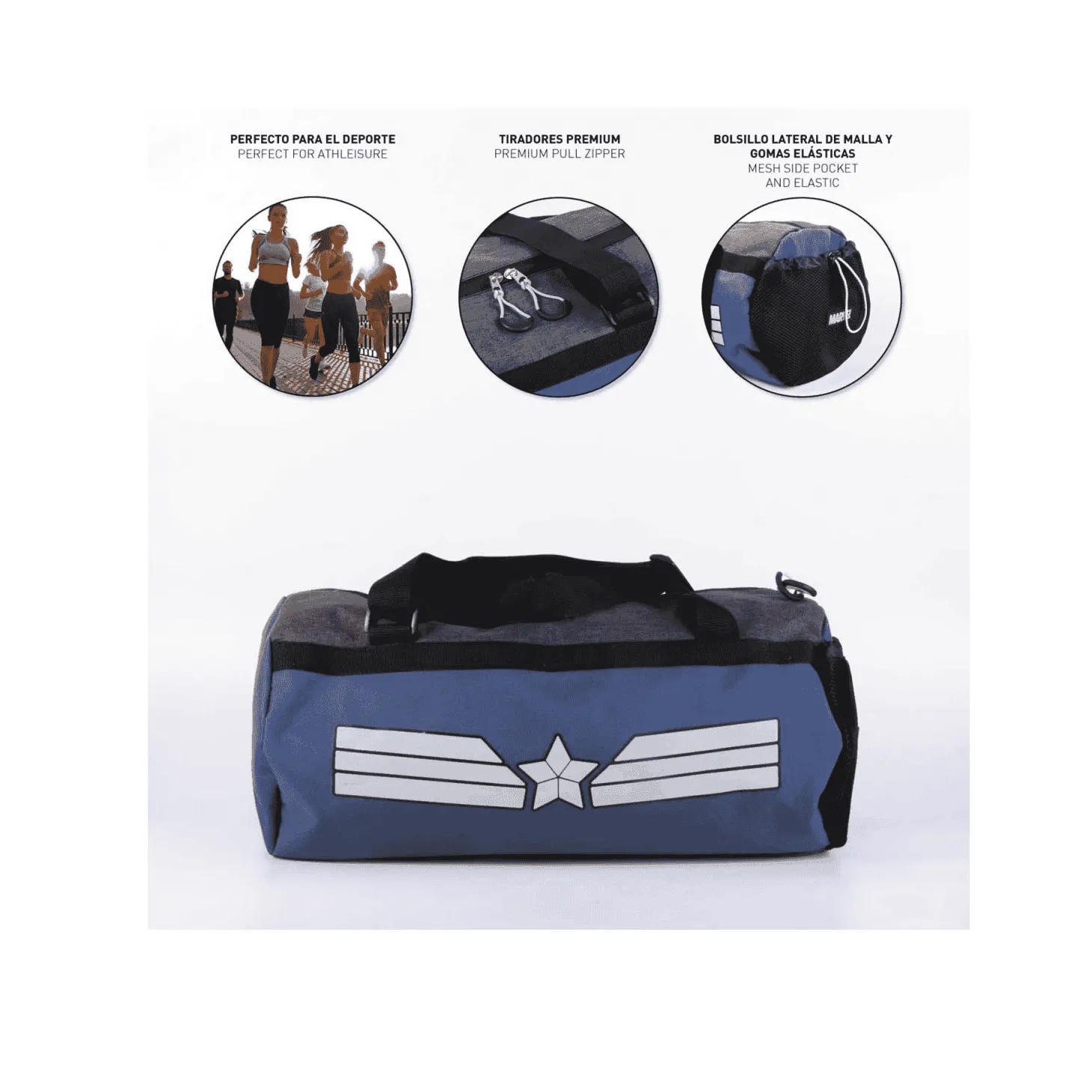 Bolsa de Deporte Marvel Capitán América