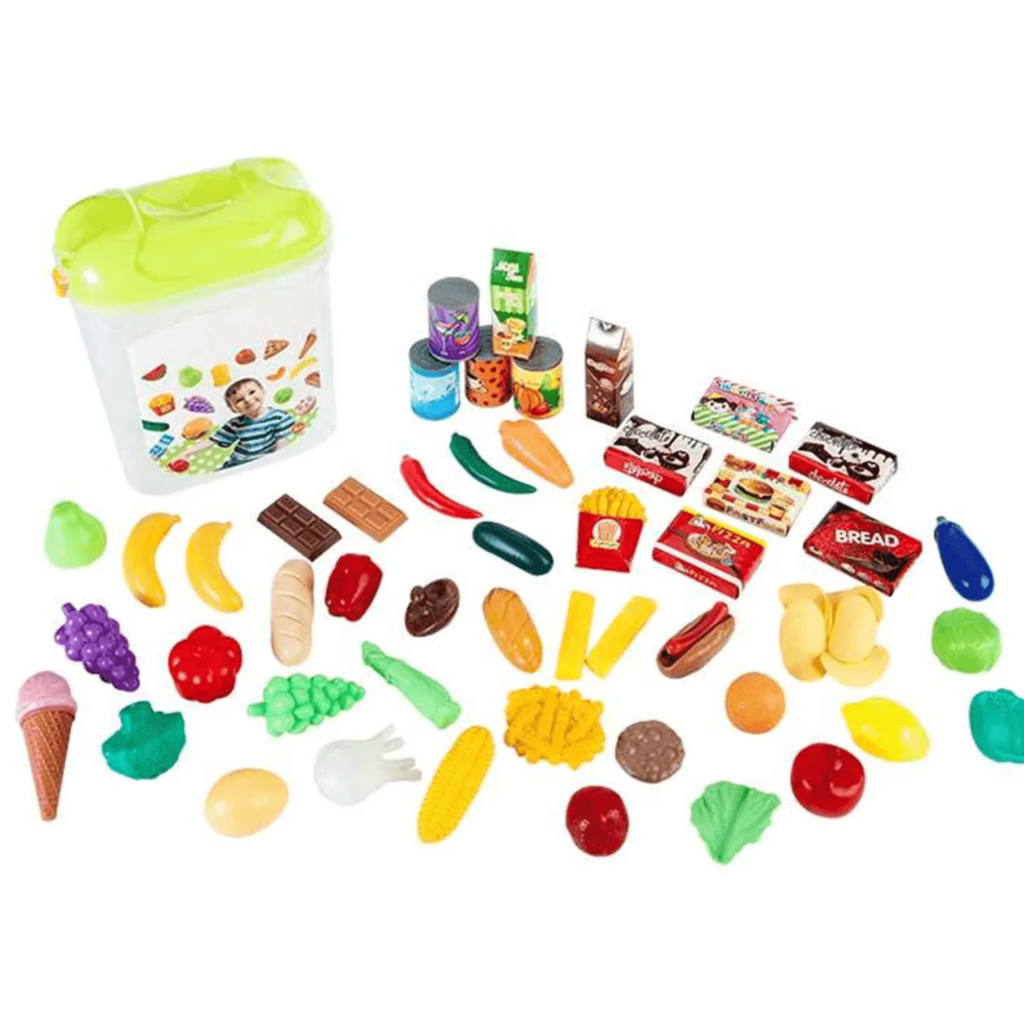 Bote Comiditas 60 Piezas Role Planet