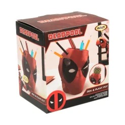Bote para Bolígrafos o Plantas Deadpool Marvel Cerámica 13 cm