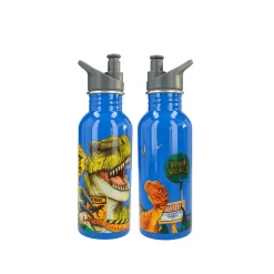 Botella de Acero Inoxidable Dino World
