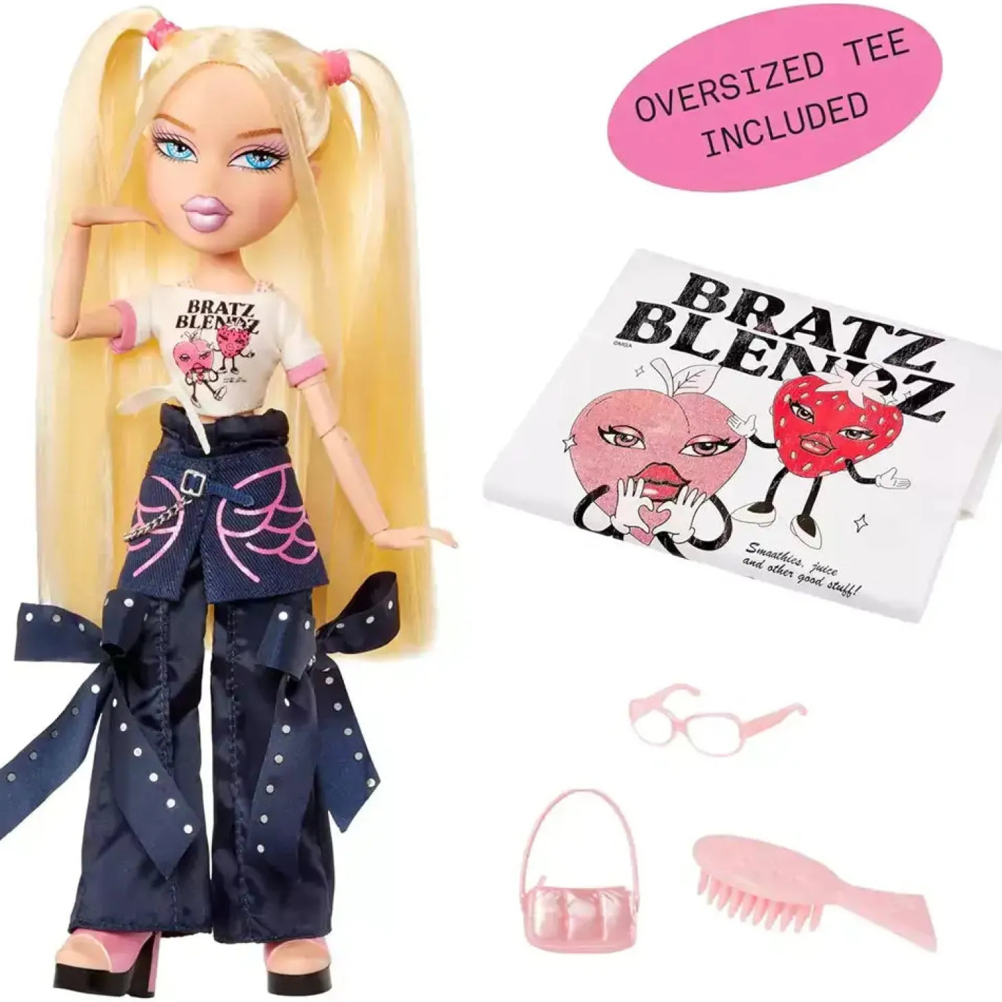 Bratz Stylin´ Cloe Fashion Doll con camiseta personalizable