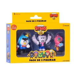 Brawl Stars Pack de 3 Figuras en Caja Diferentes Modelos