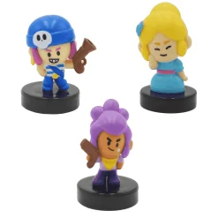 Brawl Stars Pack de 3 Figuras en Caja Diferentes Modelos