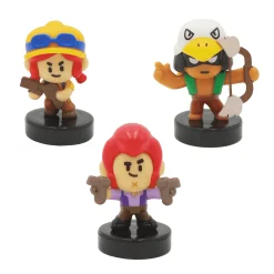 Brawl Stars Pack de 3 Figuras en Caja Diferentes Modelos