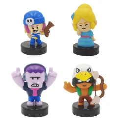 Brawl Stars Pack de 4 Figuras en Blister Modelos Diferentes